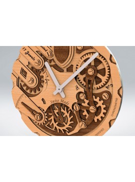 Σετ των 2 Intra απο ξύλο plywood  Χρώμα wenge 3mm-4mm πάχος - Αρχεία ρολογιού για κόφτες λέιζερ Δίασταση 20x20 cm INTRAFABR-119607102