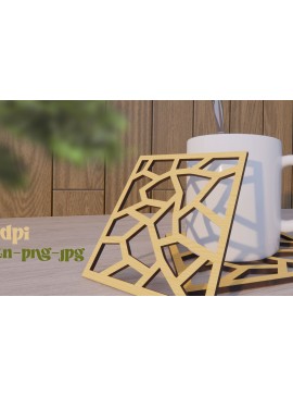 Intra απο ξύλο plywood  Χρώμα wenge 3mm-4mm πάχος - Σχεδιασμός σουβέρ Δίασταση 30x20 cm INTRAFABR-98536139