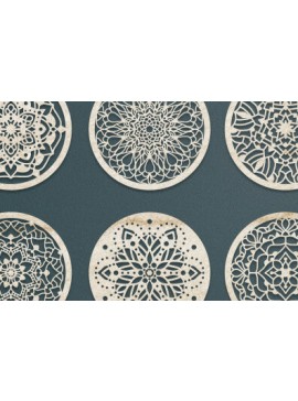 Intra απο ξύλο plywood  Χρώμα wenge 3mm-4mm πάχος - Σουβέρ Δίασταση 30x20 cm INTRAFABR-92622484