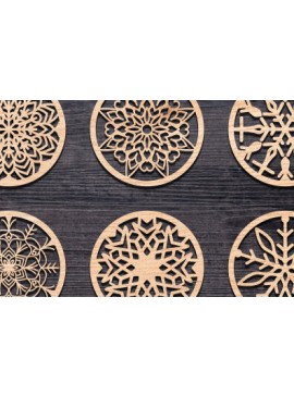 Intra απο ξύλο plywood  Χρώμα wenge 3mm-4mm πάχος - Σουβέρ Δίασταση 30x20 cm INTRAFABR-80330929