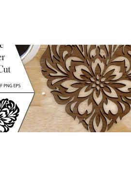 Intra απο ξύλο plywood  Χρώμα wenge 3mm-4mm πάχος - Coaster Coaster . Στρογγυλό σουβέρ. Δίασταση 30x20 cm INTRAFABR-4076754
