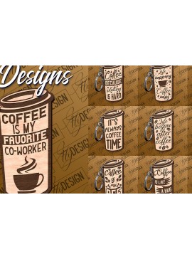 Σετ των 2 Intra απο ξύλο plywood  Χρώμα wenge 3mm-4mm πάχος - Κοπή Laser Μπρελόκ Καφέ | Αστεία αποσπάσματα Δίασταση 4x4 cm INTRAFABR-100937480