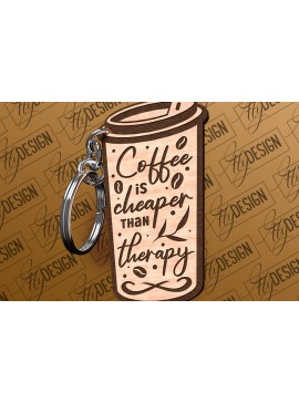 Σετ των 2 Intra απο ξύλο plywood  Χρώμα wenge 3mm-4mm πάχος - Κοπή Laser Μπρελόκ Καφέ | Αστεία αποσπάσματα Δίασταση 4x4 cm INTRAFABR-122093006