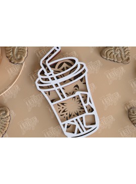 Intra απο ξύλο plywood  Χρώμα wenge 3mm-4mm πάχος - Καφέ Mandala | Πρότυπο 3D | CNC Δίασταση 30x30 cm INTRAFABR-91655404