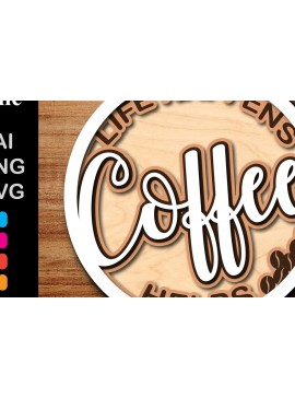 Intra απο ξύλο plywood  Χρώμα wenge 3mm-4mm πάχος - Coffee Sign Multilayer Δίασταση 30x20 cm INTRAFABR-88453202