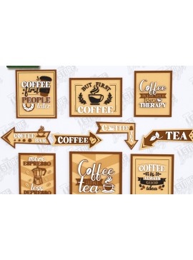 Intra απο ξύλο plywood  Χρώμα wenge 3mm-4mm πάχος - Πακέτο κοπής λέιζερ πινακίδων καφέ | Εσωτερικό Δίασταση 30x20 cm INTRAFABR-89115920