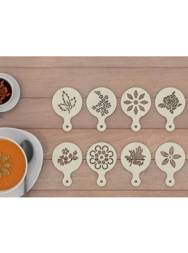 Intra απο ξύλο plywood  Χρώμα wenge 3mm-4mm πάχος - Στένσιλ καφέ, κομμένο διακόσμησης κέικ Δίασταση 30x20 cm INTRAFABR-116643829