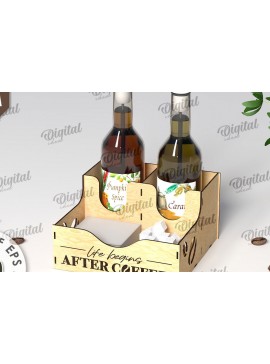 Intra απο ξύλο plywood  Χρώμα wenge 3mm-4mm πάχος - με λέιζερ για σιρόπι καφέ Δίασταση 30x20 cm INTRAFABR-26100228