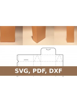 Σετ των 2 Intra απο ξύλο plywood  Χρώμα wenge 3mm-4mm πάχος - Καφές, κουτί τσαγιού Δίασταση 20x20 cm INTRAFABR-117721371