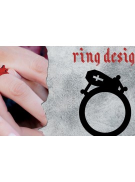 Σετ των 2 Intra απο ξύλο plywood  Χρώμα wenge 3mm-4mm πάχος - Δαχτυλίδι φέρετρο Δίασταση 15x15 cm INTRAFABR-116644858