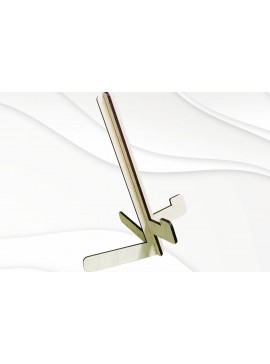 Intra απο ξύλο plywood  Χρώμα wenge 3mm-4mm πάχος - Συμπαγής βάση στήριξης, Σχεδιαστική . Δίασταση 160x115 cm INTRAFABR-61592776