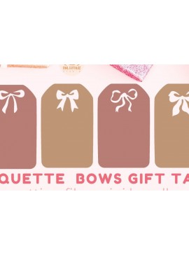 Σετ των 2 Intra απο ξύλο plywood  Χρώμα wenge 3mm-4mm πάχος - Κοκέτα Φιόγκος Ετικέτες δώρου ting Δίασταση 15x15 cm INTRAFABR-101126191