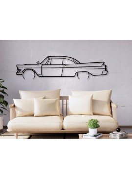 Σετ των 2 Intra απο ξύλο plywood  Χρώμα wenge 3mm-4mm πάχος - Σιλουέτα αυτοκινήτου Coronet Lancer Cut Car Δίασταση 20x20 cm INTRAFABR-103623197