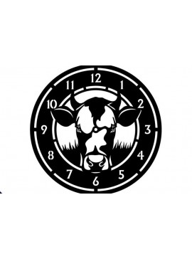 Σετ των 2 Intra απο ξύλο plywood  Χρώμα wenge 3mm-4mm πάχος - Πρότυπο κοπής κεφαλιού αγελάδας Δίασταση 20x20 cm INTRAFABR-83146930