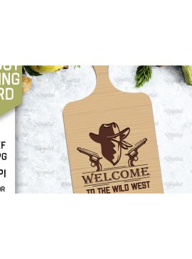 Intra απο ξύλο plywood  Χρώμα wenge 3mm-4mm πάχος - Cowboy Cutting Board Δίασταση 30x20 cm INTRAFABR-110250076