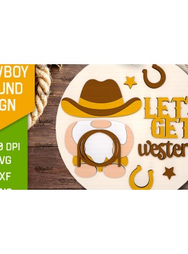 Intra απο ξύλο plywood  Χρώμα wenge 3mm-4mm πάχος - Στρογγυλή πινακίδα Cowboy Δίασταση 30x20 cm INTRAFABR-98641331