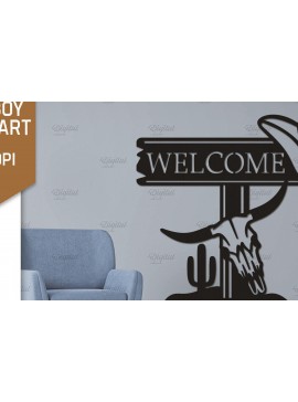 Intra απο ξύλο plywood  Χρώμα wenge 3mm-4mm πάχος - Cowboy Wall Art . Χαρτί καουμπόη Δίασταση 40x50 cm INTRAFABR-122601062