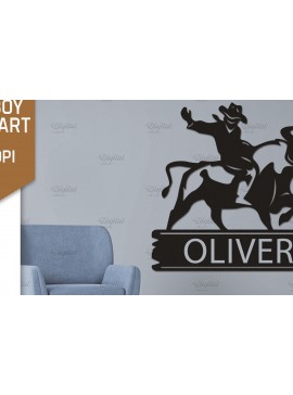 Intra απο ξύλο plywood  Χρώμα wenge 3mm-4mm πάχος - Cowboy Wall Art . Χαρτί καουμπόη Δίασταση 40x50 cm INTRAFABR-97159518