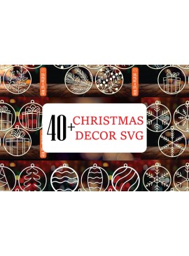 Σετ των 2 Intra απο ξύλο plywood  Χρώμα wenge 3mm-4mm πάχος - Πακέτο Cricut Χριστουγεννιάτικη διακόσμηση Δίασταση 4x4 cm INTRAFABR-114687802