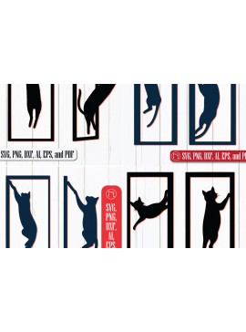 Σετ των 2 Intra απο ξύλο plywood  Χρώμα wenge 3mm-4mm πάχος - Κουφώματα πόρτας Cricut με δέσμη Cat Δίασταση 4x4 cm INTRAFABR-23274145