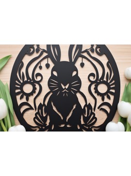 Σετ των 2 Intra απο ξύλο plywood  Χρώμα wenge 3mm-4mm πάχος - Cricut Πασχαλινό Δίασταση 4x4 cm INTRAFABR-115707324