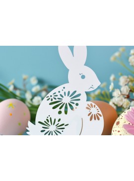 Σετ των 2 Intra απο ξύλο plywood  Χρώμα wenge 3mm-4mm πάχος - Cricut Πασχαλινό Δίασταση 4x4 cm INTRAFABR-102335775