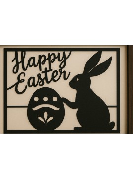 Σετ των 2 Intra απο ξύλο plywood  Χρώμα wenge 3mm-4mm πάχος - Cricut Πασχαλινή διακόσμηση τοίχου Cut Δίασταση 4x4 cm INTRAFABR-116715892