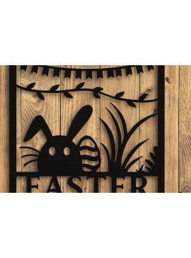 Σετ των 2 Intra απο ξύλο plywood  Χρώμα wenge 3mm-4mm πάχος - Cricut Πασχαλινή διακόσμηση τοίχου Cut Δίασταση 4x4 cm INTRAFABR-85391268