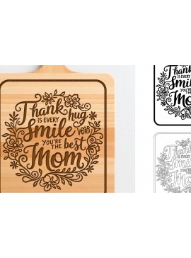 Intra απο ξύλο plywood  Χρώμα wenge 3mm-4mm πάχος - Πίνακας κοπής ξύλου Cricut Mothers Day Δίασταση 40x50 cm INTRAFABR-68886411