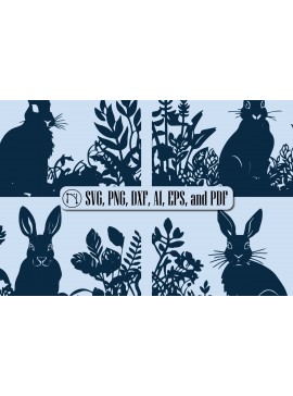 Σετ των 2 Intra απο ξύλο plywood  Χρώμα wenge 3mm-4mm πάχος - Πακέτο Cricut Paper Craft Rabbit Δίασταση 4x4 cm INTRAFABR-61606750