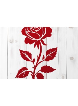 Σετ των 2 Intra απο ξύλο plywood  Χρώμα wenge 3mm-4mm πάχος - Cricut Valentine Rose Cut Δίασταση 4x4 cm INTRAFABR-124974358