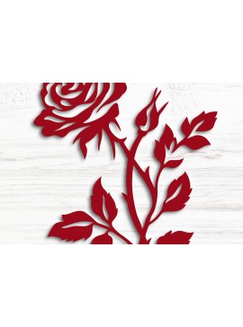 Σετ των 2 Intra απο ξύλο plywood  Χρώμα wenge 3mm-4mm πάχος - Cricut Valentine Rose Cut Δίασταση 4x4 cm INTRAFABR-60558881
