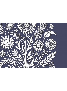 Σετ των 2 Intra απο ξύλο plywood  Χρώμα wenge 3mm-4mm πάχος - Cricut Wildflower Δίασταση 4x4 cm INTRAFABR-72392061