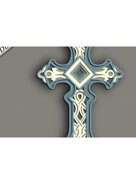 Intra απο ξύλο plywood  Χρώμα wenge 3mm-4mm πάχος - Cross Multilayer /Laser Cross DXF Δίασταση 30x20 cm INTRAFABR-67795676