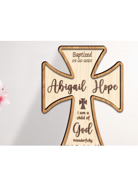 Σετ των 2 Intra απο ξύλο plywood  Χρώμα wenge 3mm-4mm πάχος - Cross Stand Δίασταση 20x20 cm INTRAFABR-95035768