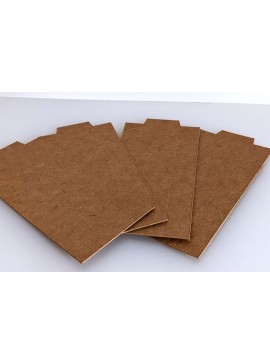 Σετ των 3 Intra απο ξύλο plywood  Χρώμα wenge 3mm-4mm πάχος - Κουτί κύβου | Μίνι κλιμακωτό κουτί δώρου Δίασταση 1x1 cm INTRAFABR-100380673