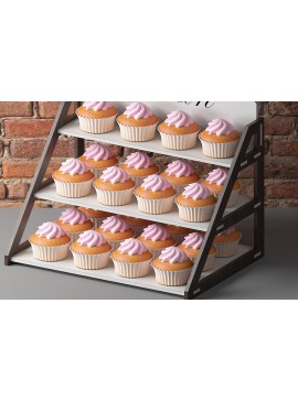 Intra απο ξύλο plywood  Χρώμα wenge 3mm-4mm πάχος - Στάντα για επιδόρπιο Cupcake Άμεση λήψη119 Δίασταση 30x20 cm INTRAFABR-120353798