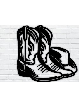 Intra απο ξύλο plywood  Χρώμα wenge 3mm-4mm πάχος - Προσαρμοσμένη πινακίδα για μπότες Cowboy & Cowgirl Δίασταση 30x40 cm INTRAFABR-44638853