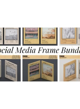 Intra απο ξύλο plywood  Χρώμα wenge 3mm-4mm πάχος - Προσαρμοσμένα σχέδια πλαισίων μέσων κοινωνικής δικτύωσης 110 Δίασταση 20x25 cm INTRAFABR-111369266