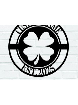 Intra απο ξύλο plywood  Χρώμα wenge 3mm-4mm πάχος - Προσαρμοσμένες ές επιγραφές St Patrick Δίασταση 30x40 cm INTRAFABR-112387091