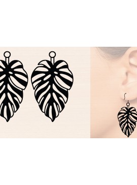 Σετ των 3 Intra απο ξύλο plywood  Χρώμα wenge 3mm-4mm πάχος - Προσαρμοσμένα Ξύλινα Σκουλαρίκια Δίασταση 3x3 cm INTRAFABR-14351563