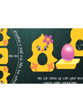 Intra απο ξύλο plywood  Χρώμα wenge 3mm-4mm πάχος - Cute Chick -Σοκολατένιο Αυγοθήκη Δίασταση 30x20 cm INTRAFABR-13573022