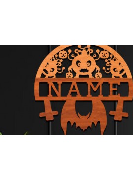 Intra απο ξύλο plywood  Χρώμα wenge 3mm-4mm πάχος - Cute Monster Name Δίασταση 30x20 cm INTRAFABR-79823396