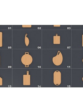 Intra απο ξύλο plywood  Χρώμα wenge 3mm-4mm πάχος - Δέσμη σανίδας κοπής, σανίδες κουζίνας 137 Δίασταση 30x20 cm INTRAFABR-101447202