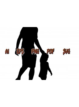 Intra απο ξύλο plywood  Χρώμα wenge 3mm-4mm πάχος - Σιλουέτα μπαμπά και γιου Δίασταση 40x50 cm INTRAFABR-72959065