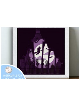 Σετ των 2 Intra απο ξύλο plywood  Χρώμα wenge 3mm-4mm πάχος - DARK CASTLE Πολυστρωματικό κοπής χαρτιού Δίασταση 8x8 cm INTRAFABR-111580955