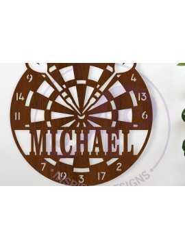 Intra απο ξύλο plywood  Χρώμα wenge 3mm-4mm πάχος - Όνομα πίνακα βελών Wall Art Sign, Δίασταση 40x50 cm INTRAFABR-112683689