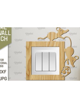 Intra απο ξύλο plywood  Χρώμα wenge 3mm-4mm πάχος - Διακοσμητικό πλαίσιο για διακόπτη τοίχου με λέιζερ Δίασταση 20x25 cm INTRAFABR-80540944