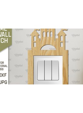 Intra απο ξύλο plywood  Χρώμα wenge 3mm-4mm πάχος - Διακοσμητικό πλαίσιο για διακόπτη τοίχου με λέιζερ Δίασταση 20x25 cm INTRAFABR-122428883