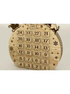 Σετ των 2 Intra απο ξύλο plywood  Χρώμα wenge 3mm-4mm πάχος - ΔΙΑΚΟΣΜΗΤΙΚΟ ΗΜΕΡΟΛΟΓΙΟ ΕΦΑΡΜΟΓΗΣ, Ξυλοκοπή Δίασταση 17x17 cm INTRAFABR-100436507